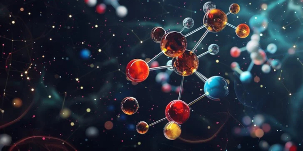 A picture of chemicals