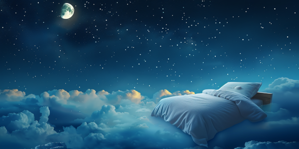 A relaxing sleep scene